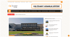 Desktop Screenshot of disticaretgunlugu.com